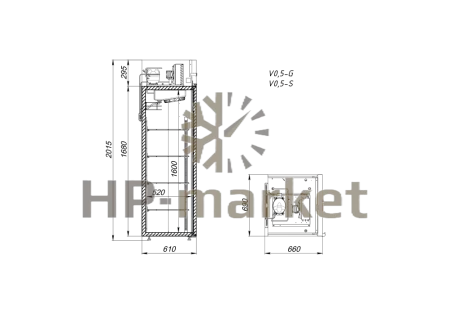 шкаф холодильный 2